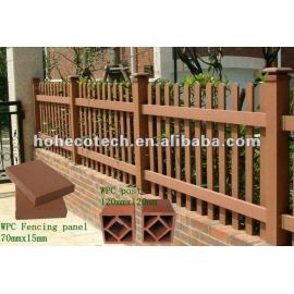 Balustrade en plastique en bois de compostie/profils de clôture