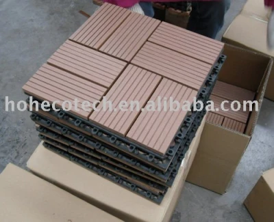 WPC interlocking tile