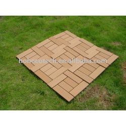 屋外のために、洗浄部屋、バルコニーWPC DIYは新技術をDECKINGのタイルに床を張る物質的な木プラスチック合成物とよぶ