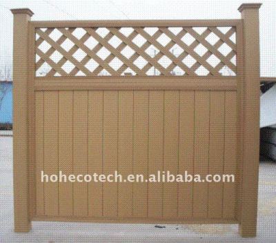 選ぶべきさまざまな塀! 木製のプラスチック合成の庭の囲うか、またはwpcの柵木塀を囲うwpc
