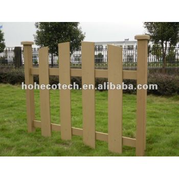 Natural wood feel WPC new fencing material /lawn and garden fencing/composite outdoor fence/plastic balcony fence