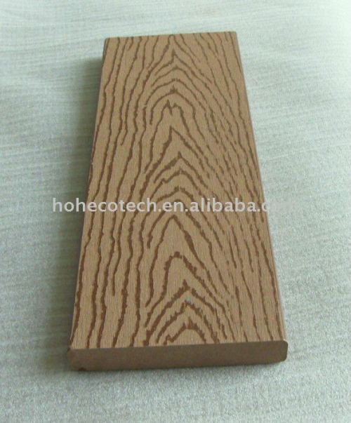 wood-plastic composite flooring