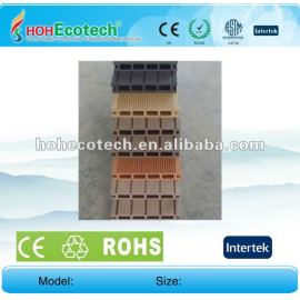 Outdoor synthetic wpc hollow decking (for project)