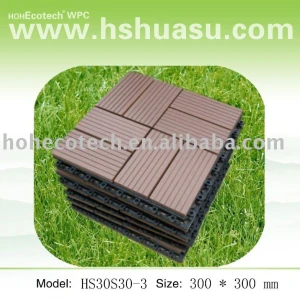 Eco - amichevole legno decking composito di plastica/pavimento di piastrelle