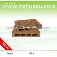 HOH Ecotechのwpcのdecking 150x25mmの溝形はWPCの合成物のデッキに乗る