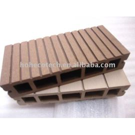 Hollow Profile 150x30mm Grooved Composite Deck-Wood