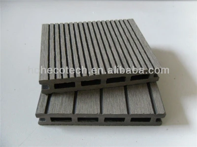 Anhui Ecotech WPC hollow outdoor decking 100*17mm CE Rohus ASTM ISO 9001 approved