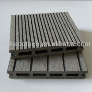 Anhui Ecotech WPC hollow outdoor decking 100*17mm CE Rohus ASTM ISO 9001 approved