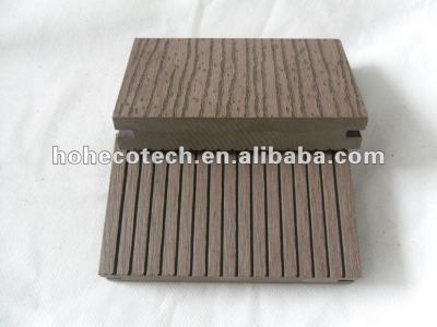 Grooved Solid wood timber 140x25mm outdoor WPC composite decking/flooring