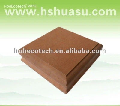 Best selling! Recycled water-proof wpc outdoor fence post caps (CE RoHS ISO9001 ISO14001)
