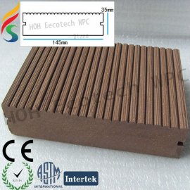 100% recyclable decking wpc