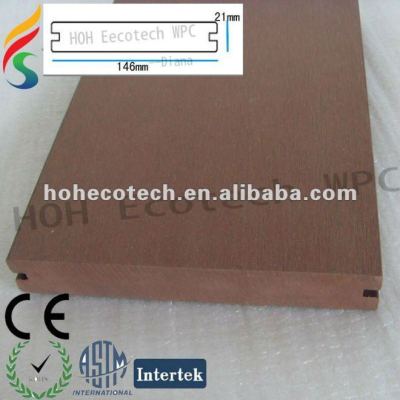 Eco-friendly Recycled Water Resistant Outdoor Flooring/Decking Wood Plastic Composite wpc sheet