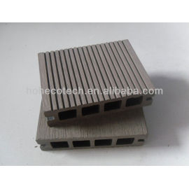 Anhui Ecotech WPC hollow outdoor decking 100*25mm CE Rohus ASTM ISO 9001 approved