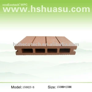 decking extérieur de wpc (ISO9001, ISO14001, ROHS, CE)