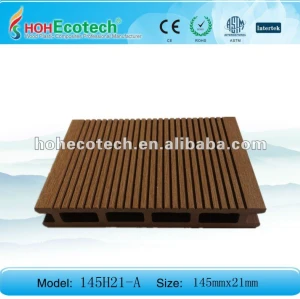 Bois vert de plancher de decking du matériau de construction WPC