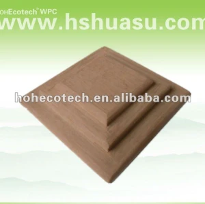 Best selling! Recycled water-proof wpc outdoor fence post caps (CE RoHS ISO9001 ISO14001)