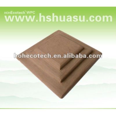 Best selling! Recycled water-proof wpc outdoor fence post caps (CE RoHS ISO9001 ISO14001)