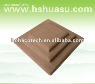 Best selling! Recycled water-proof wpc outdoor fence post caps (CE RoHS ISO9001 ISO14001)
