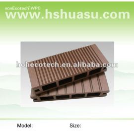 Wood plastic flooring tongue and groove WPC composite decking