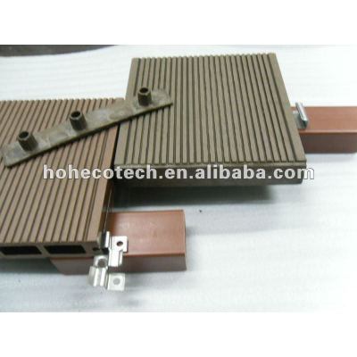 150x25mm with accesorries Composite wood timber for outdoor/public decoration WPC Decking /flooring wpc composite wood timber