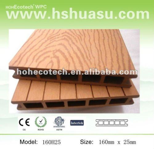 plancher de bois de construction de wpc/decking machinés composés du plancher WPC