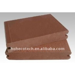 WPCの合成のデッキボードは屋外WPCの木製のプラスチック合成のdeckingに溝を作った