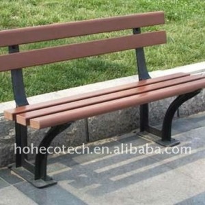 Garanzia di qualità del legno composito di plastica panchina wpc esterno panca/sedie