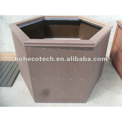 Eco-friendly good design wpc garden flower pot