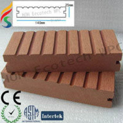 WPC decking plastic wood plank flooring