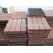 300mmx300mm Recycling Wood plastic composite embossing cedar color sauna flooring board Patio WPC DIY tile