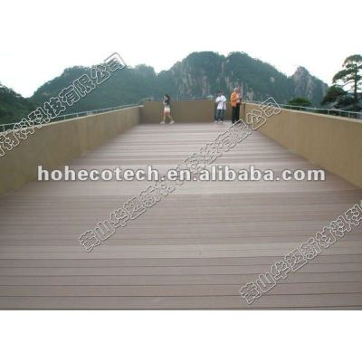 High quality of wood plastic composite(wpc) decking, wpc outdoor flooring, exterior wpc decking board