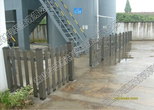 HUASU wpc project, wpc decking,wpc fencing