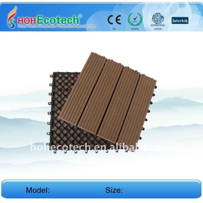 (CE ISO ROHS)popular wpc diy tile