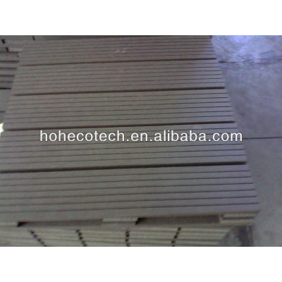 Hote sales wpc deck tile/diy tile/wood plastic composite tile