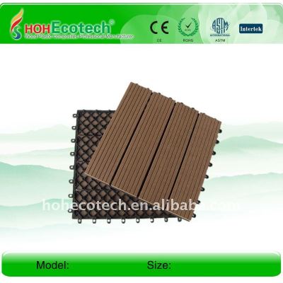 (CE ISO ROHS)popular wpc diy tile/outside