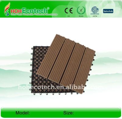 (CE ISO ROHS)popular wpc diy tile/outside
