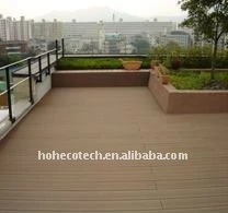 밀어남 기계 WPC Decking 지면 도와 목제 플라스틱 합성 마루