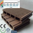 nueva tecnología compuesta de la terraza jardín