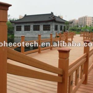 UV resistance wood plastic composite decking wpc floor for outdoor
