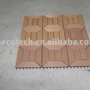 wpc deck tile/DIY tile/wood plastic composite decking tile