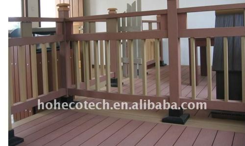 Pasado el iso9001 y iso14001 de garantía de calidad de madera - materiales compuestos de plástico tablero decking del wpc