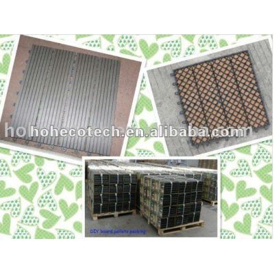 wpc deck tile/DIY tile/wood plastic composite decking tile