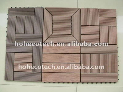 Outdoor wood look tile/interlocking outdoor cheap deck tiles