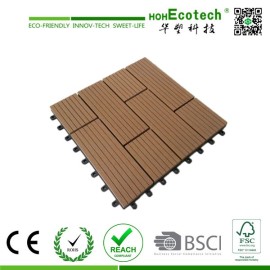 Wood Plastic Composite Outdoor Deck Tiles