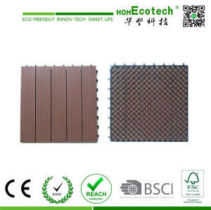 Cheap wpc composite interlocking decking tiles