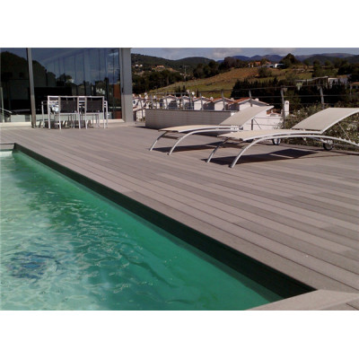 Outdoor PE WPC composite decking wood
