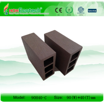 WOOD PLASTIC FENCE POST FOR GARDEN