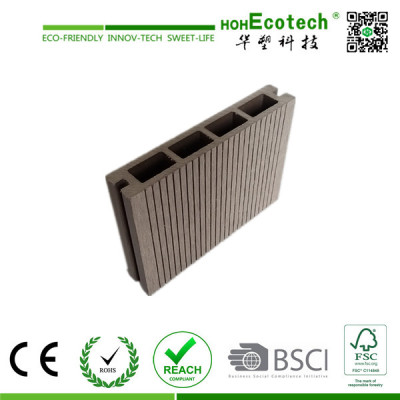 small groove anti-silp wpc decking board/wood plastic composite flooring