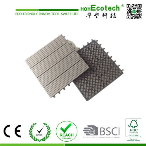 wpc decking tile 300*300mm/WPC interlocking tile