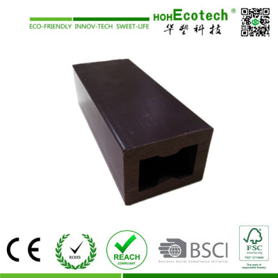 hollow wood plastic composite joist/wpc decking joist